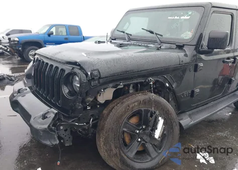2021 Jeep Wrangler Unlimited Sport Altitude 4X4 из США, поврежденный, VIN 1C4HJXDN6MW725703
